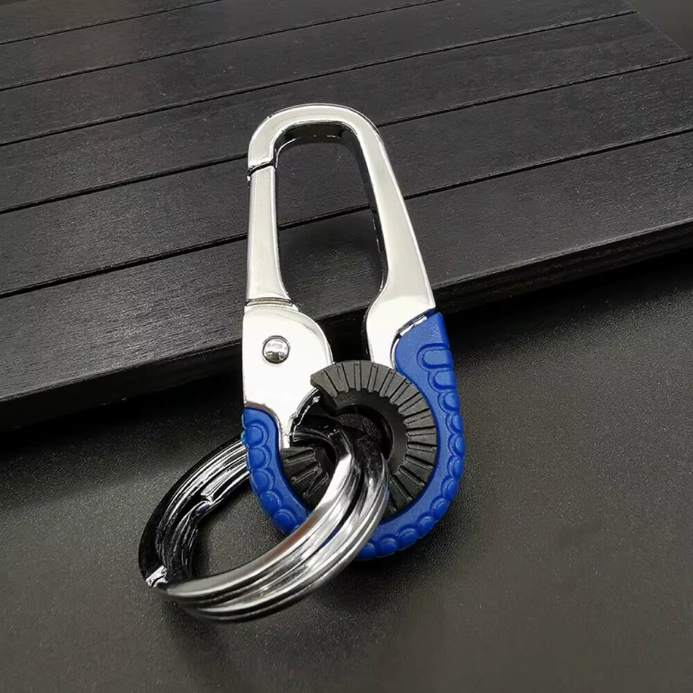 Men's Keychain Hook Stainless Steel Buckle Outdoor Carabiner Climbing Tool Doubl